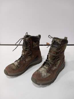 Men's Cabela's Camo/Brown Work Boots Size 11D