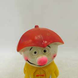Vintage 1971 Save For A Rainy Day Clown Coin Bank Play Pal Plastics alternative image