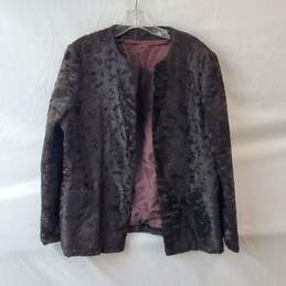 Vintage Mutton Dark Brown Fur Jacket