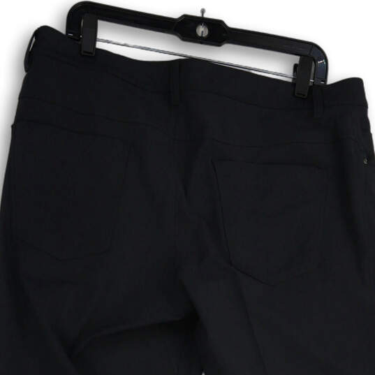 Mens Gray Flat Front 5-Pocket Design Straight Leg Ankle Pants Size 36 image number 4