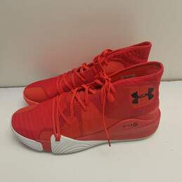 Under Armour Anatomix Spawn Mid Red Micro G Athletic Shoes Men's Size 16 alternative image