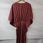 BHLDN Anthropologie Leia Flutter Sleeve Satin A-Line Gown Maxi Dress 24W image number 3