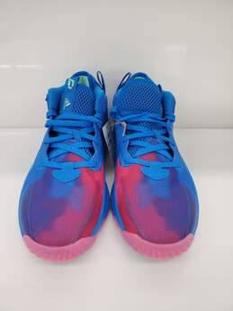 Men Adidas Dame 8 J Battle of the Bubble blue pink purple sneakers Size-9 New