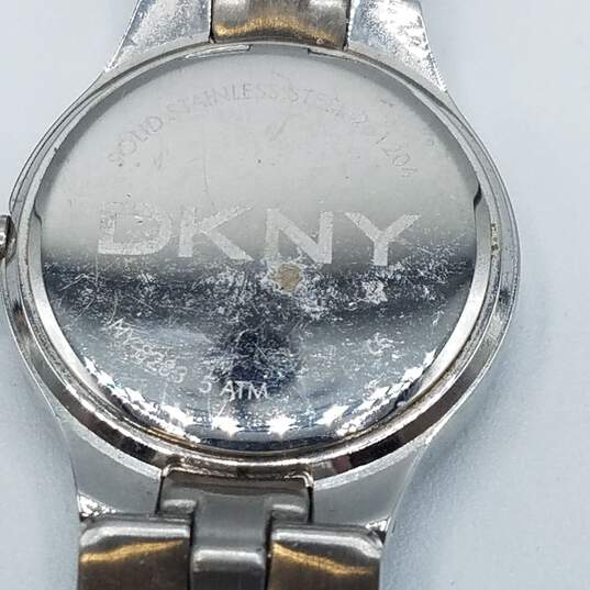 DKNY 28mm case Silver Tone Stainless Steel Bracelet Quartz Watch image number 2