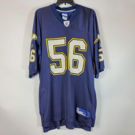 Reebok NFL Men Navy San Diego Chargers Football Jersey XL image number 1