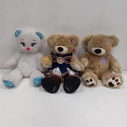 Bundle of 3 Assorted Build-A-Bear Workshop Stuffed Plushies