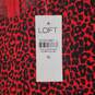 Loft Women's Red Leopard Maxi Dress SZ 16 NWT image number 4