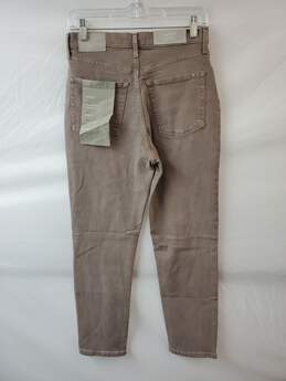 Everlane Original Cheeky Jean Cropped Brown Cotton Pants Size 27 alternative image