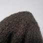 Mens Shetland Wool Mock Neck Long Sleeve Full-Zip Sweater Size Large image number 3
