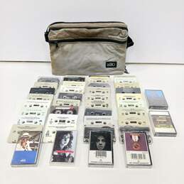 Vintage Cassette Tapes in Bag Assorted 43pc Lot