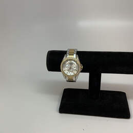 Designer Fossil ES3204 Riley Two-Tone Shiny Chronograph Analog Wristwatch