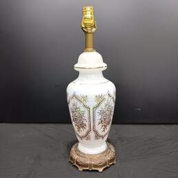 Vintage Glass Table Lamp alternative image