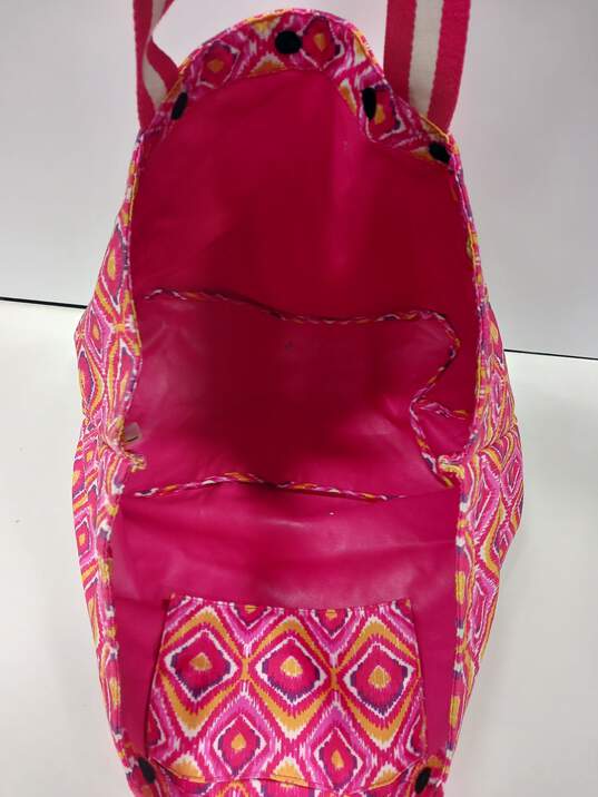 Vera Bradley Pink Pattern Tote Bag image number 5