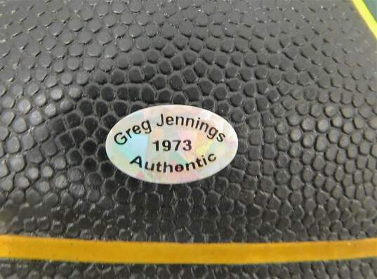 Greg Jennings Autographed Football w/ COA Green Bay Packers image number 3