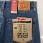 NWT Levi's MN's Work Wear Fit Cotton Blue Denim Jeans Size 33 x 34 image number 4