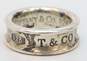 Tiffany & Co 1997 925 T & Co 1837 Concave Band Ring 7.5g image number 6