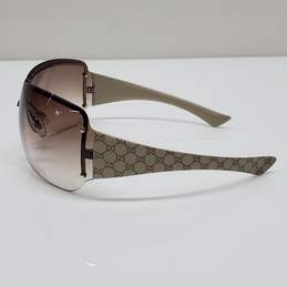 Gucci GG Monogram Gradient Shield Sunglasses AUTHENTICATED alternative image