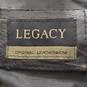 Legacy Men Black Leather Jacket XL image number 1