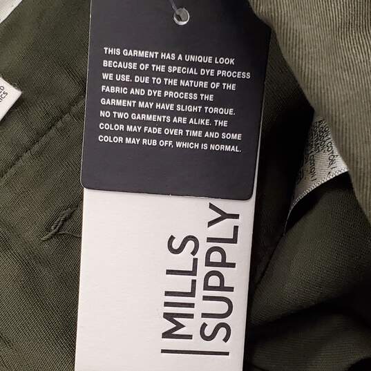 Mills Supply Men's Green Chino Pants SZ 36 NWT image number 4