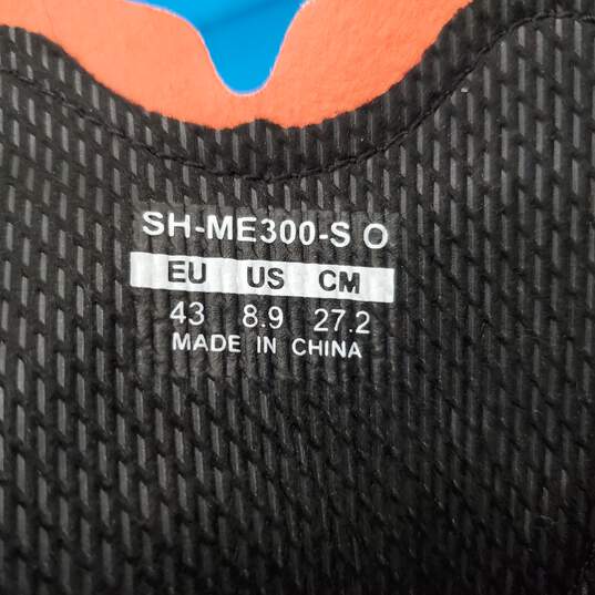 Shimano ME3 SH-ME300-SO Men's US 8.9 EU 43 Black & Orange Athletic Shoes image number 10