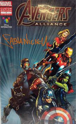 Marvel Avengers Alliance Comic Book Signed by Fabian Nicieza alternative image