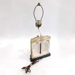 VNTG Royal Doulton Uriah Heep Figural Charles Dickens Book Table Lamp For Repair alternative image
