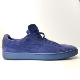 PUMA 363872-01 Classic Navy Blue Suede Lace Up Sneakers Men's Size 11