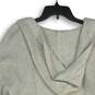 NWT Womens Gray Waffle Knit Hooded Open Front Cardigan Sweater Size M image number 4