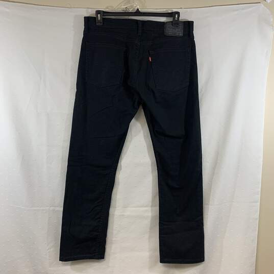 Men's Black 513 Slim Straight Jeans, Sz. 36x30 image number 2