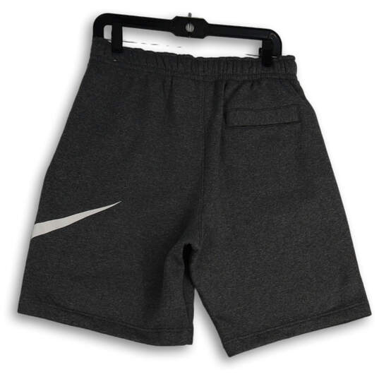NWT Mens Gray Elastic Waist Slash Pocket Sweat Shorts Size Medium image number 2