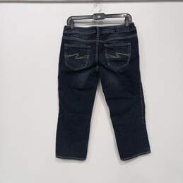 Women's Aiko Capri Crop Blue Jeans Size 28 alternative image