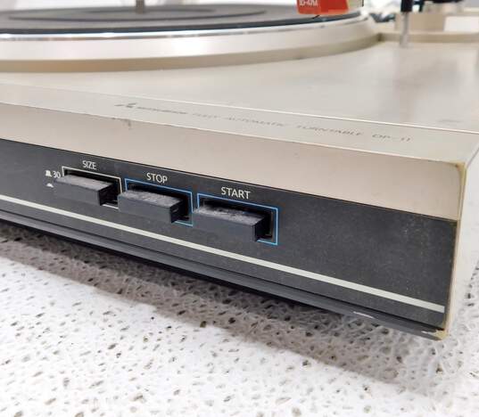 Mitsubishi Model DP-11 Turntable w/ Attached Cables (Parts and Repair) image number 5