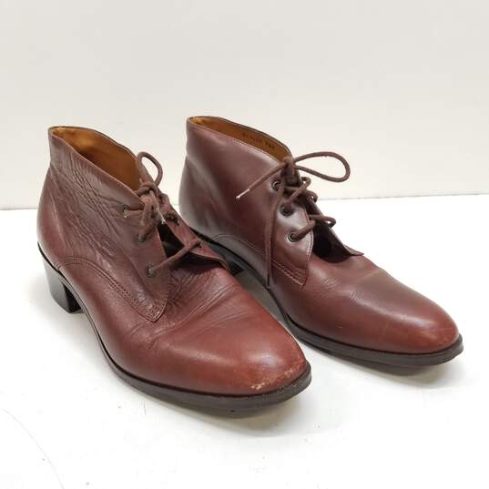 Nicole Vintage Hamlin Leather Boots Dark Brown 7.5 image number 3