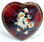 Russian Floral Lacquered Hand Painted Brooches 27.4g image number 6