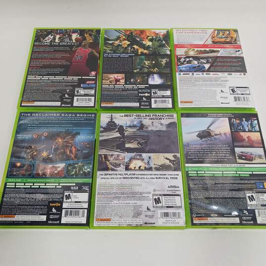 Lot of 6 Microsoft Xbox 360 Games image number 3