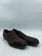 Authentic Prada Brown Square-Toe Loafers M 10 image number 3