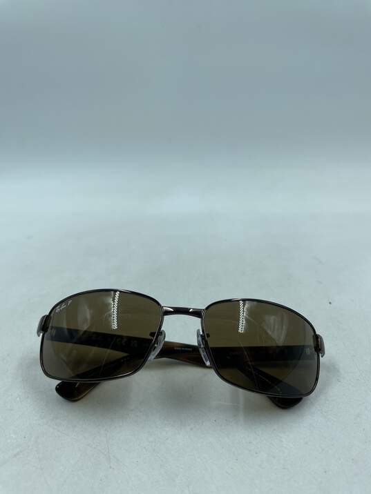 Ray-Ban Tortoise Rectangle Sunglasses image number 1