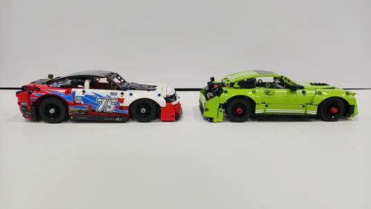 Pair Of Lego Technic Racing Cars 42138 Ford Mustang Shelby & 42153 NASCAR Next Gen Chevrolet Camaro ZL1 image number 2