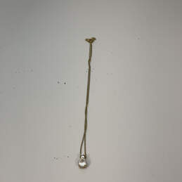 Designer Swarovski Gold-Tone Link Chain Crystal Cut Stone Pendant Necklace alternative image
