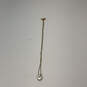 Designer Swarovski Gold-Tone Link Chain Crystal Cut Stone Pendant Necklace image number 2