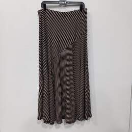 Chico Striped Sammi Maxi Style Skirt Size 2 - NWT