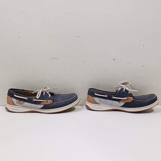 Sperry Top-Sider Women's Blue Leather Boat Shoes Size 7.5M image number 2