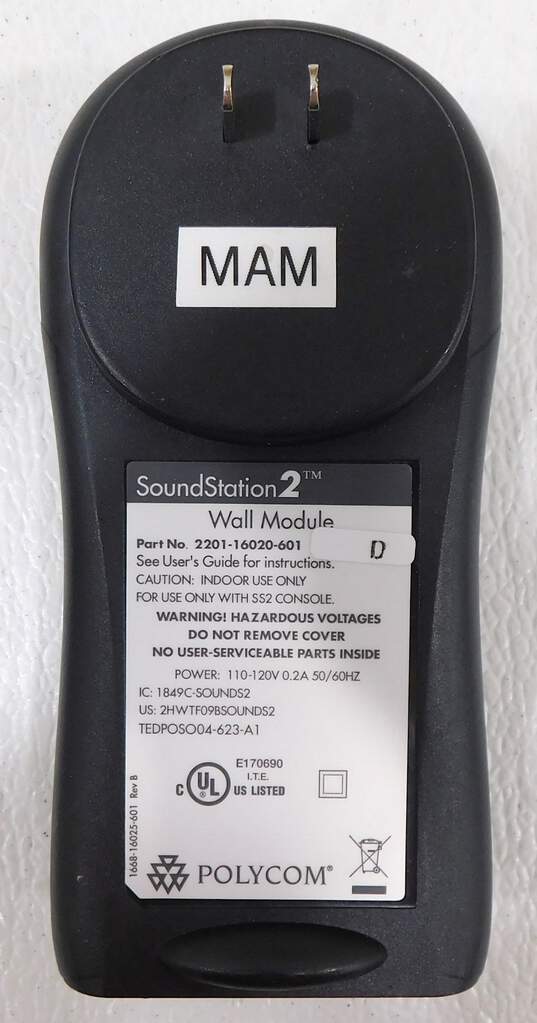 Polycom SoundStation 2W DECT 6.0 EX Wireless Conference Phone IOB image number 10