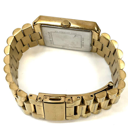 Designer Michael Kors Nash MK-3286 Stainless Steel Analog Wristwatch image number 3