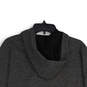NWT Womens Gray Long Sleeve Kangaroo Pocket Pullover Hoodie Size L image number 4