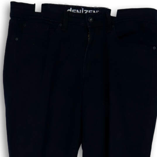 Womens Blue Dark Wash Stretch Pockets Comfort Skinny Leg Jeans Size 10 image number 3