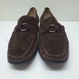 Mephisto Cool Air Suede Loafers in Brown Women's 10 alternative image