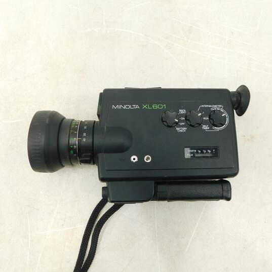 Minolta XL 601 Super 8 Movie Camera Camcorder With Tripod image number 4