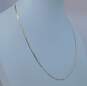 14K Yellow Gold Herringbone Chain Necklace for Repair 1.9g image number 2