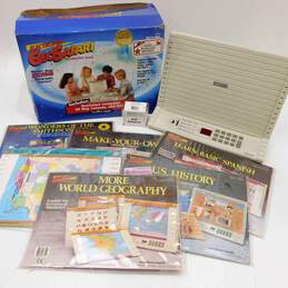 VTG 1989 GeoSafari Electronic Geography Learning Game w/ Maps & Game Cards IOB